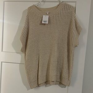 Wishlist Women's Cream Knit Sweater